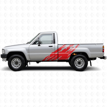 Modderspatpatroon Zijkant Vinyl Sticker voor Toyota Hilux 1983-1988 3