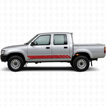 Topografische Stijl Strepen Deuren Vinyl Decal voor Toyota Hilux 1988-1997 3