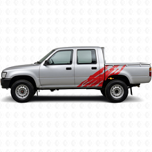Modderspatgrafiek Zijkant Vinyl Decal voor Toyota Hilux 1988-1997 3