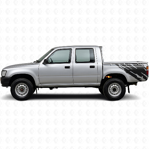 Modderspatgrafiek Achterzijde Vinylsticker voor Toyota Hilux 1988-1997 1