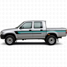 Triple Strepen Deurzijde Vinyl Decal voor Toyota Hilux 1988-1997 2