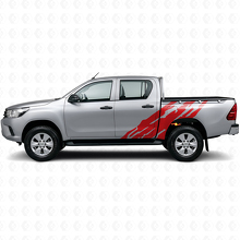 Modderspatgrafiek zijvinylsticker voor Toyota Hilux 2015+ 3