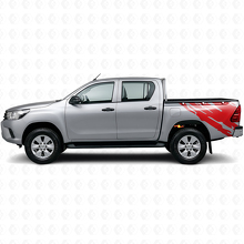 Modderspat Grafiek Achterzijde Vinyl Sticker voor Toyota Hilux 2015+ 3