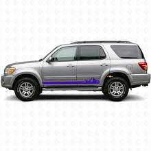 Mountains Dunne Strepen Rocker Panel Vinyl Decal voor Toyota Sequoia 2000-2007 2
