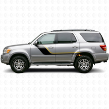 Tweelingstrepen Zij Vinyl Decal Kit voor Toyota Sequoia 2000-2007 2