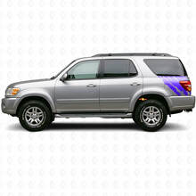 Modderspatgrafiek Achterzij Vinyl Stickers voor Toyota Sequoia 2000-2007 2