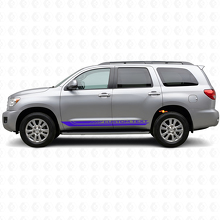 Ruitenruit Gebogen Strepen Dorpel Vinyl Decal voor Toyota Sequoia 2007-2022 2