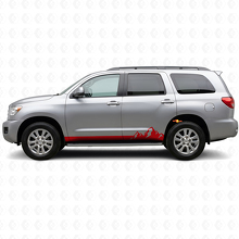 Mountains Dunne Strepen Rocker Panel Vinyl Decal voor Toyota Sequoia 2007-2022 3