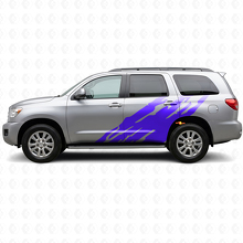Modderspat Grafisch Zij Vinyl Sticker voor Toyota Sequoia 2007-2022 2
