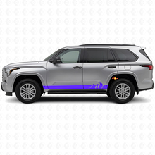Mountains Wide Stripes Rocker Panel Vinyl Decal voor Toyota Sequoia 2022+ 2