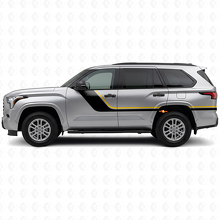 Twin Strepen Side Vinyl Decal Kit voor Toyota Sequoia 2022+ 2