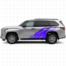 Modderspatttergrafiek Zijdelingse Vinylsticker voor Toyota Sequoia 2022+ 2