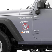 Zombie Outbreak Response Team vinylsticker voor Jeep Wrangler Rubicon_3