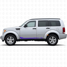 Honeycomb Strepen Zij Vinyl Decal voor Dodge Nitro 2007-2011 2
