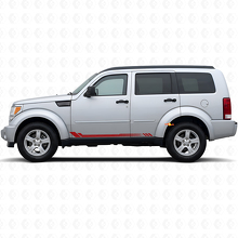 Honeycomb Strepen Zij Vinyl Decal voor Dodge Nitro 2007-2011 3