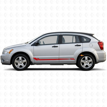 Honingraatstrepen Zij Vinyl Sticker voor Dodge Caliber 2007-2012 3