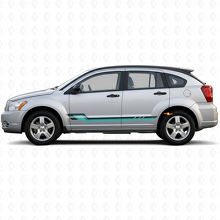Vintage stijl zijstrepen vinyl sticker voor Dodge Caliber 2007-2012 2
