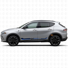 Vinylsticker met geblokte vlagzijstrepen voor Dodge Hornet 2023+ 2