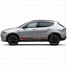Vinylsticker met geblokte vlagzijstrepen voor Dodge Hornet 2023+ 3