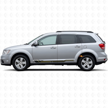 Gebogen Strepen A-stijl Vinyl Decal voor Dodge Journey 2009-2020 2