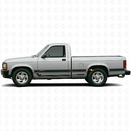 Race stijl zijstrepen vinyl sticker voor Dodge Dakota 1987-1996