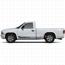 Checkbox Vlag Zijstrepen Vinyl Sticker voor Dodge Dakota 1997-2004 2