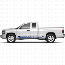 Ruitenvlag Zijstrepen Vinyl Sticker voor Dodge Dakota 2005-2011 2