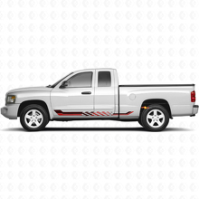 Ruitenvlag Zijstrepen Vinyl Sticker voor Dodge Dakota 2005-2011 3