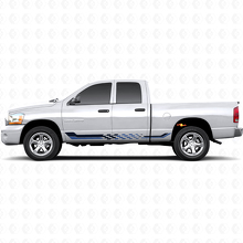 Gecontroleerde Vlag Zijstrepen Vinyl Sticker voor Dodge Ram 1500 2002-2008 2
