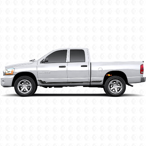 Race Stijl Zijstrepen Vinyl Decal voor Dodge Ram 1500 2002-2008