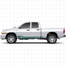 Vinyl decal met zijstrepen in vintage stijl voor Dodge Ram 1500 2002-2008 2