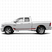 Racing Stijl Zijstrepen Vinyl Decal voor Dodge Ram 1500 2011-2018 3
