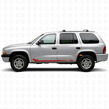 Honeycomb Strepen Zij Vinyl Decal voor Dodge Durango 1998-2003 3