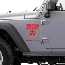 Sticker voor Zombie-uitbraakreactievoertuig voor Jeep Wrangler Rubicon_3