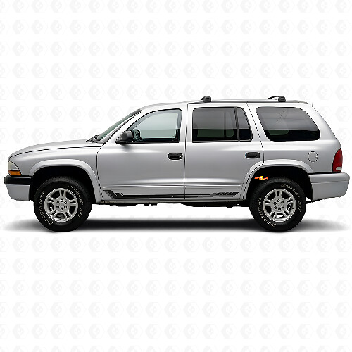 Racingstijl Zijkanten Strepen Vinyl Sticker voor Dodge Durango 1998-2003 1