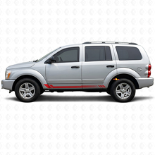 Honeycomb Strepen Zij Vinyl Sticker voor Dodge Durango 2004-2009 3