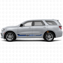 Ruiten Vlag Zijstrepen Vinyl Sticker voor Dodge Durango 2011+ 2