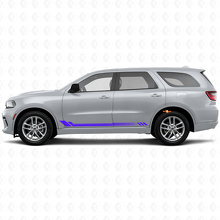 Honeycomb Strepen Zij Vinyl Decal voor Dodge Durango 2011+ 2