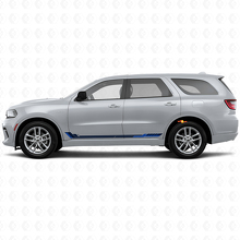 Racingstijl zijstrepen vinyl sticker voor Dodge Durango 2011+ 2