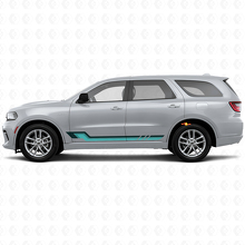Vintage stijl zijstrepen vinyl decal voor Dodge Durango 2011+ 2