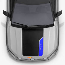 Blackout 4x4 Motorkap Vinyl Stickers voor Jeep Compass 2026 2