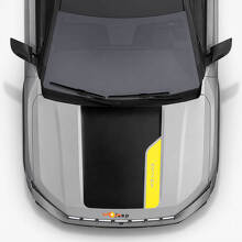 Blackout 4x4 Motorkap Vinyl Stickers voor Jeep Compass 2026 3