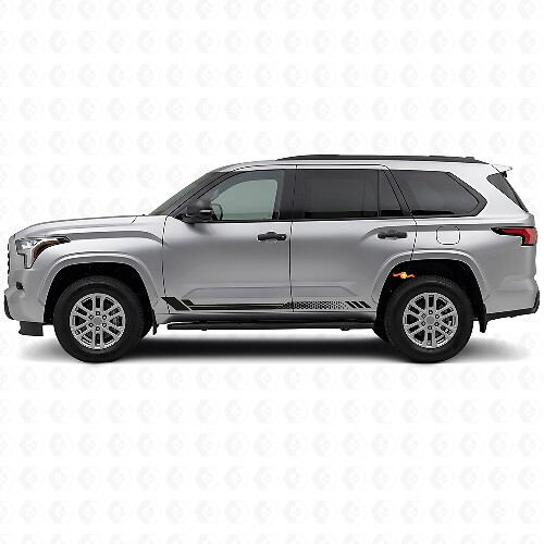 Honeycomb-strepen zijvinylsticker voor Toyota Sequoia 2022+ 1