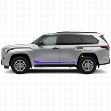 Honeycomb-strepen zijvinylsticker voor Toyota Sequoia 2022+ 2