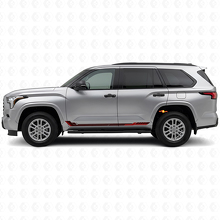 Racingstijl Zijstrepen Vinyl Decal voor Toyota Sequoia 2022+ 3