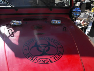 Jeep Rubicon Wrangler Zombie Outbreak Response Team Wrangler Sticker #1