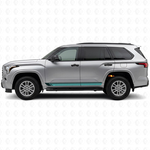 Vintage rechte strepen zij vinyl sticker voor Toyota Sequoia 2022+ 2
