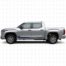 Vlaktestand vlag zijstrepen vinyl decal voor Toyota Tundra 2022+ 2
