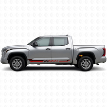 Vlaktestand vlag zijstrepen vinyl decal voor Toyota Tundra 2022+ 3