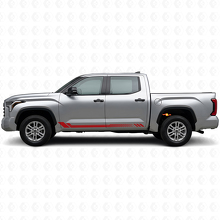 Honeycomb Strepen Zijvinyl Decal voor Toyota Tundra 2022+ 3